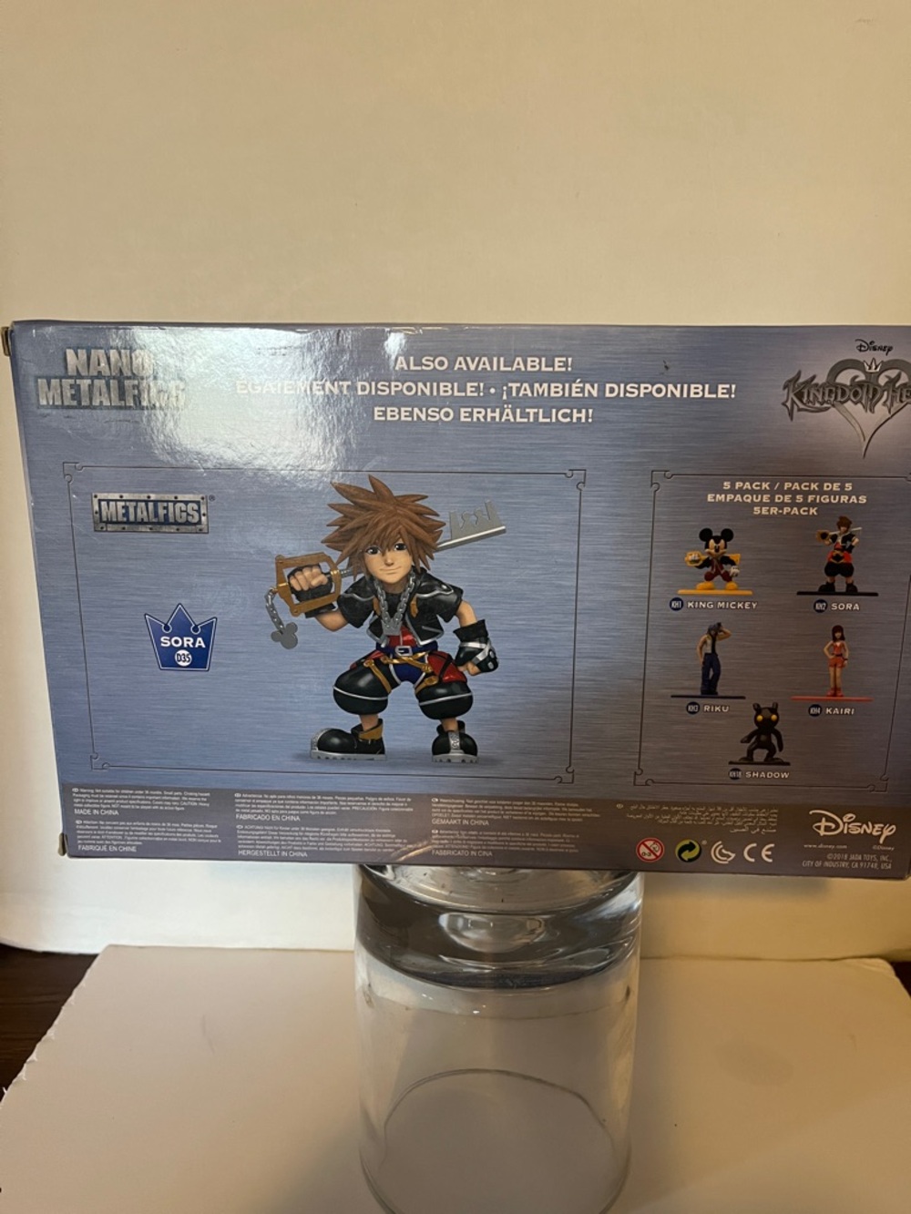 Disney Kingdom Hearts Nano Metalfigs Set - Black, Yellow, Red, Blue, White - Picture 2 of 4